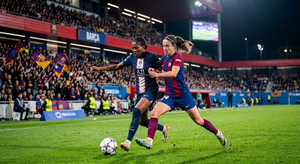 barcelona - paris football